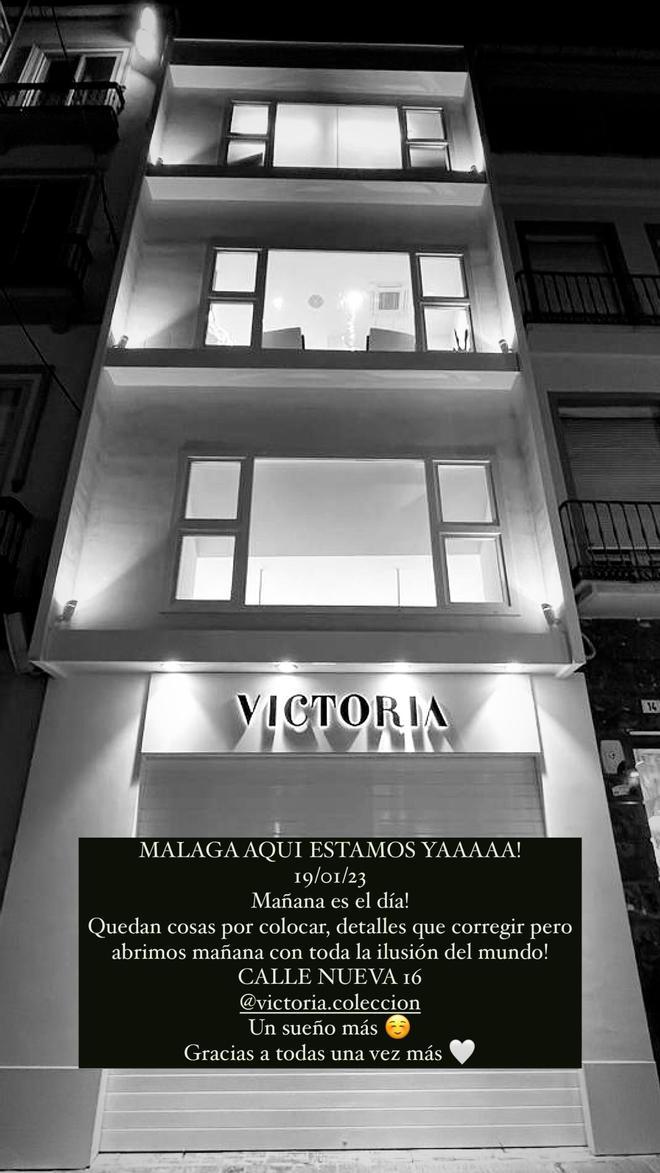Victoria, la firma de Vicky Martín Berrocal, abre tienda en Málaga.