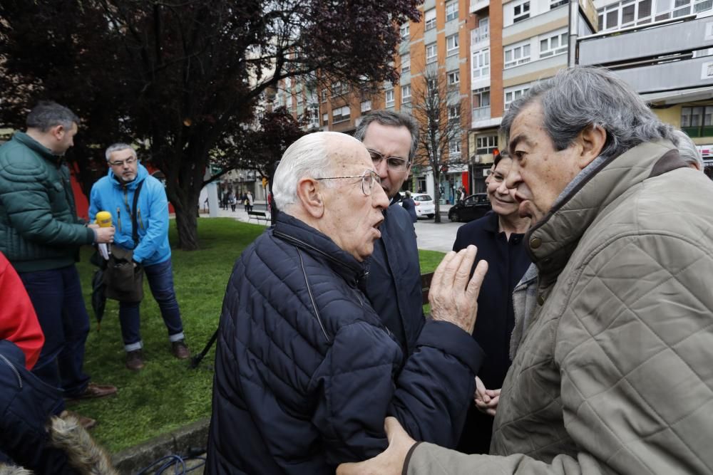 Inauguración del parque José Antonio Roncero en Gijón