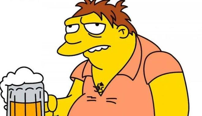 Barney, uno de los personajes de 'Los Simpson'