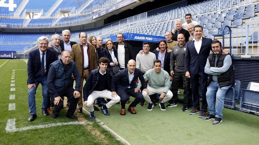 El Málaga CF rinde homenaje a Peiró en La Rosaleda