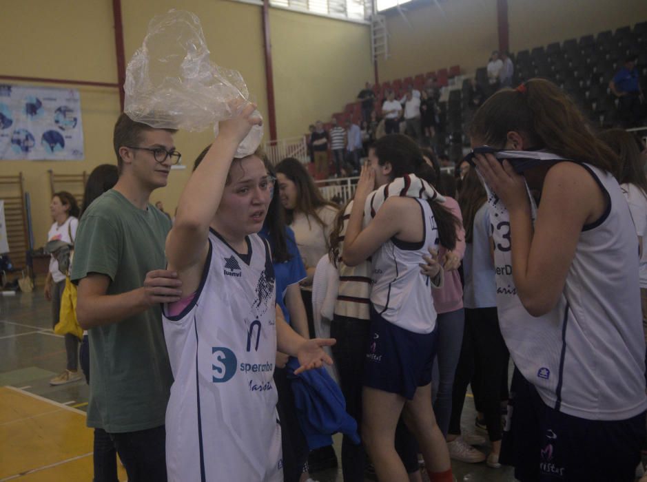 Susto en la final cadete femenina de baloncesto