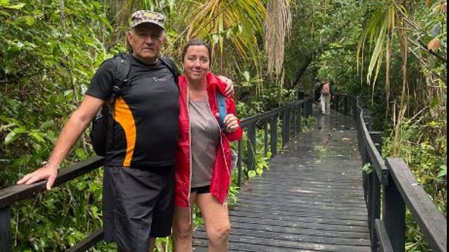 Belén Pons und ihr Mann Toni, hier im Urlaub, vermieten ihre Finca seit 2016 an Urlauber.