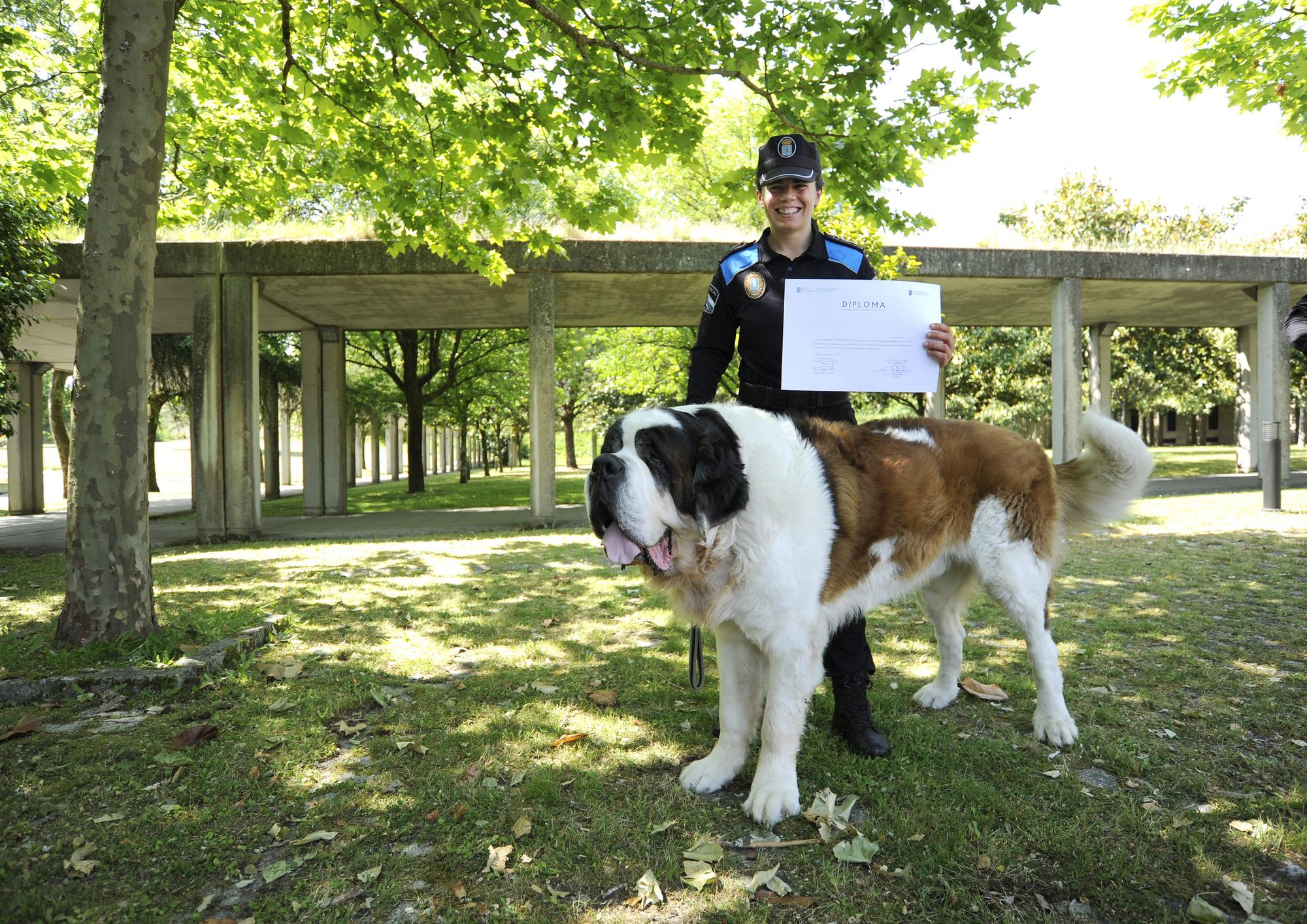 Masiva entrega de distinciones en la academia gallega de Policía Local