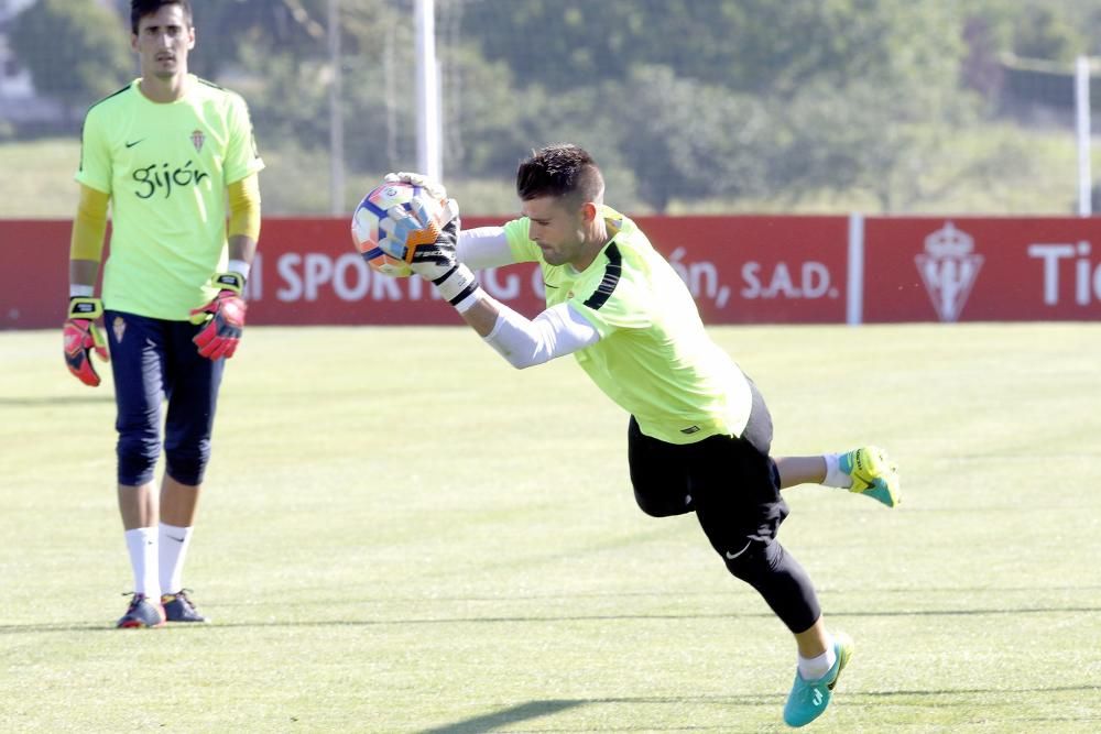 Entrenamiento del Sporting