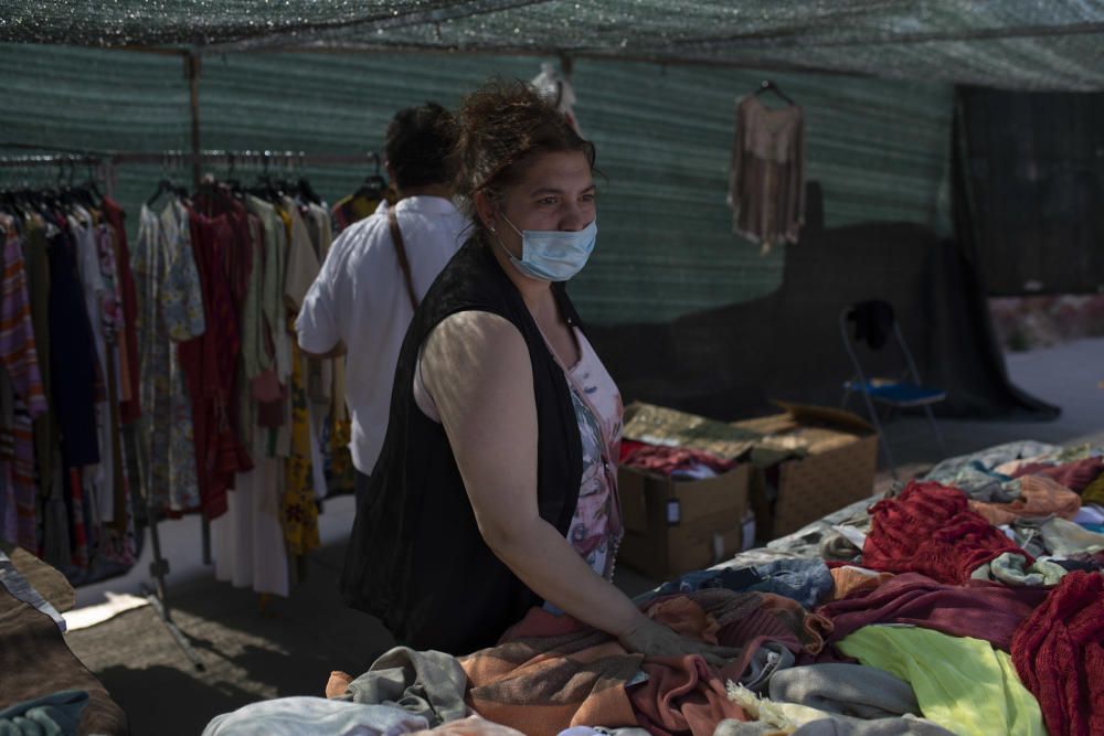 Mercadillo de la nueva normalidad en Zamora