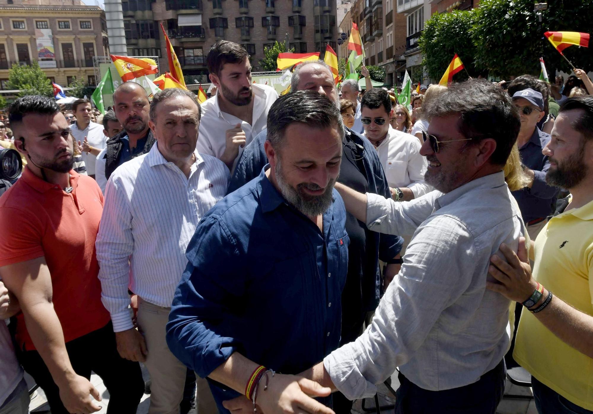 Acto de Santiago Abascal y Jorge Buxadé en Murcia