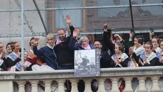 Atronadora mascletà de Nadal Martí en recuerdo a su hijo fallecido