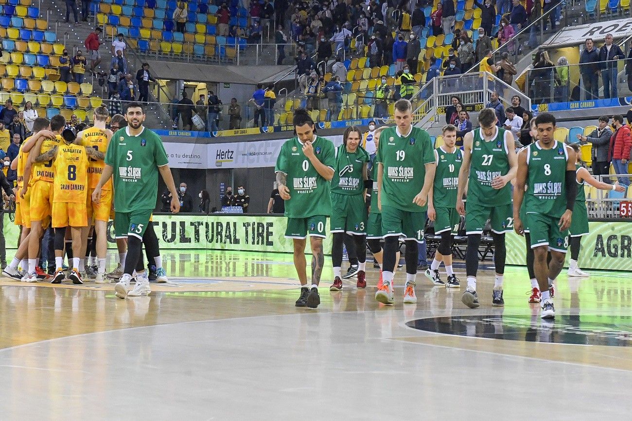 Partido de Eurocup: CB Gran Canaria – Slask Wroclaw