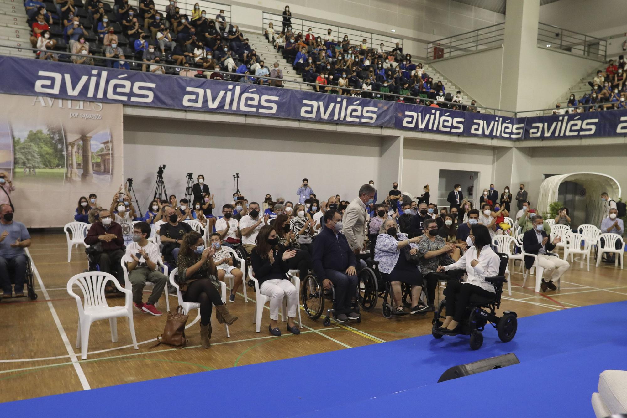 Teresa Perales, en Avilés