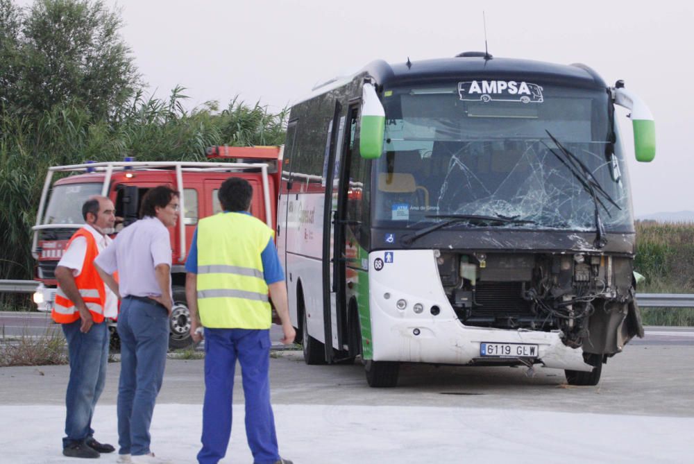 Accident a la Tallada d'Empordà