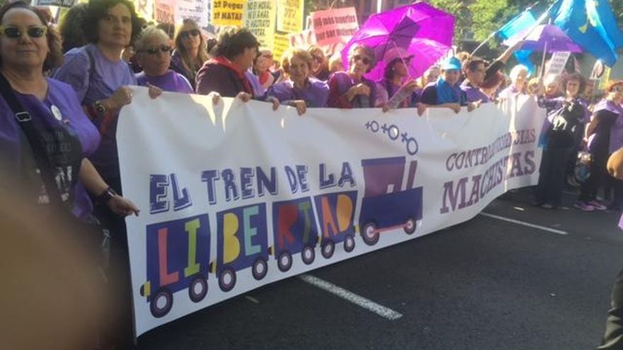 Participantes en el Tren de la Libertad