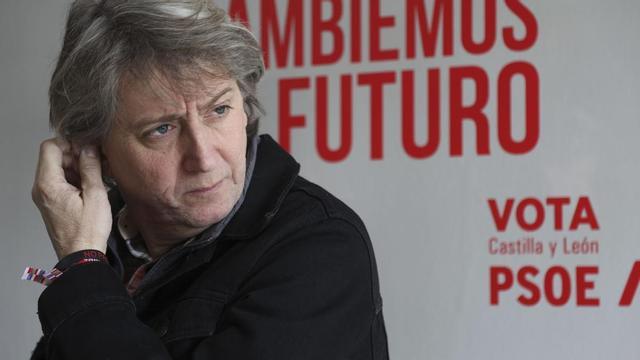 Carlos Martínez, este lunes, en el Centro Logístico de Benavente.