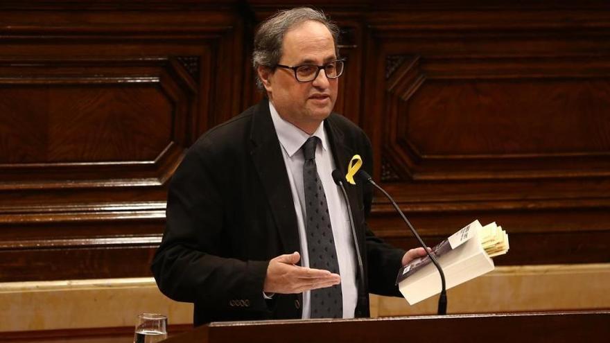 Torra invita al presidente Sánchez a un encuentro en la Generalitat