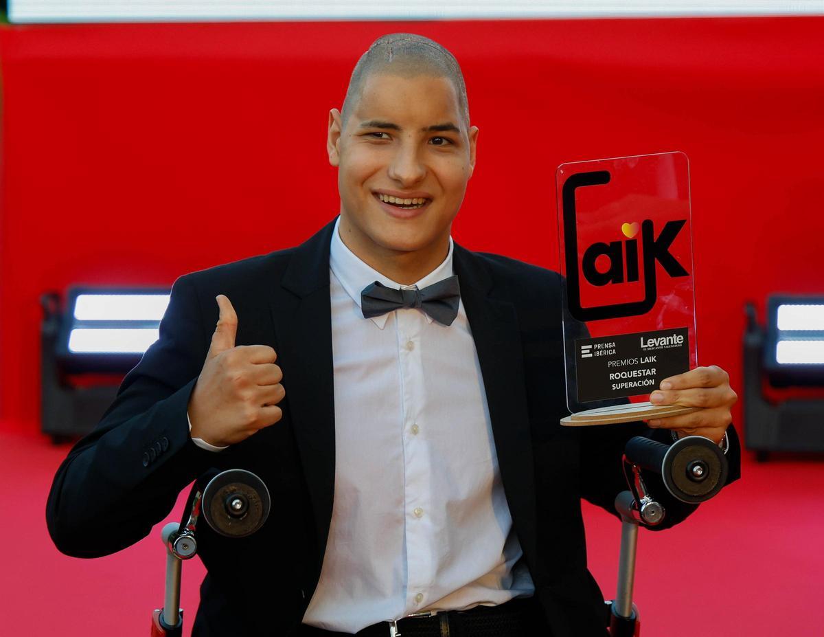 Roque Iglesias, premiado en la categoría Superación.