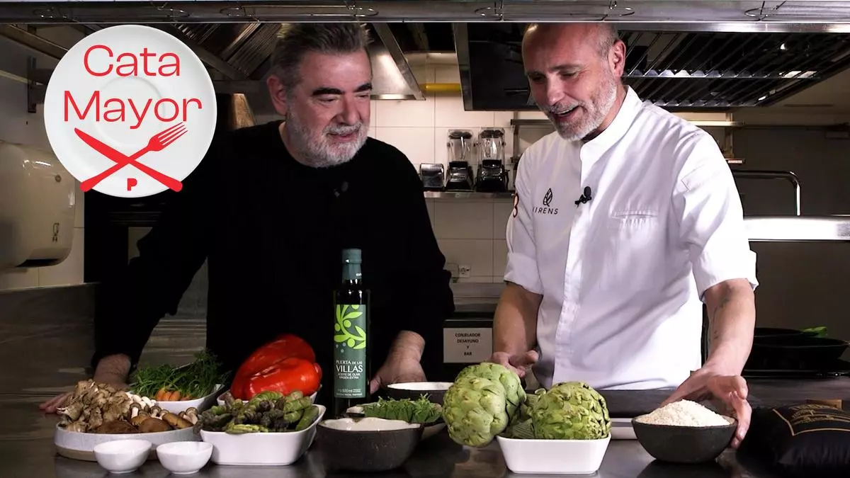 VÍDEO | La imbatible receta de arroz meloso de verduras de Rodrigo de la Calle (Virens y El Invernadero)