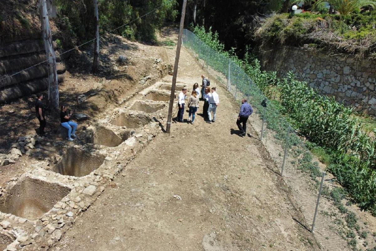 Las piletas romanas son los últimos vestigios de un yacimiento romano hallado en Torremuelle.