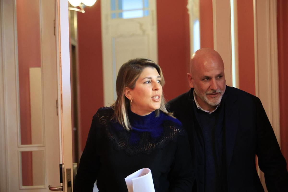 Noelia Arroyo junto a Gonzalo López Pretel