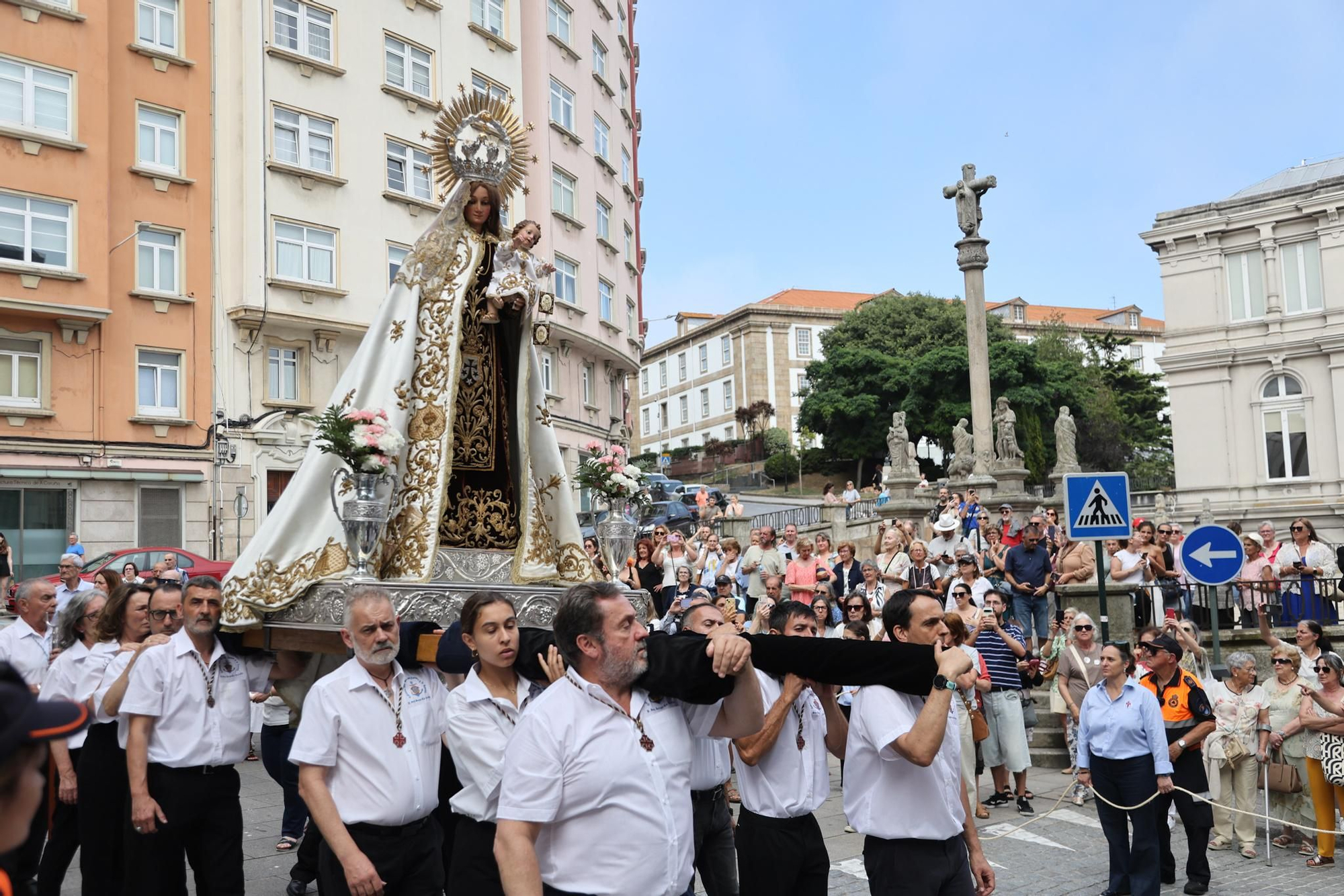 Procesión de la Virgen del Carmen en A Coruña