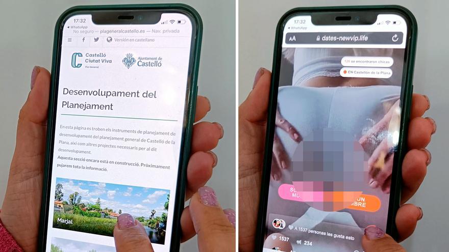 Hackean con &#039;porno&#039; la web de la Marjaleria del Ayuntamiento de Castelló