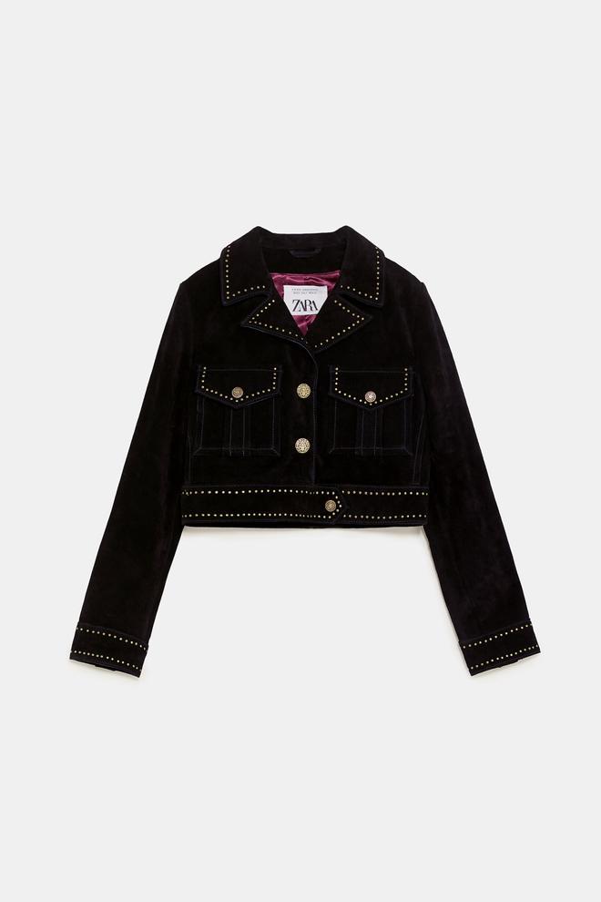 Chaqueta de piel de la nueva colección de Zara