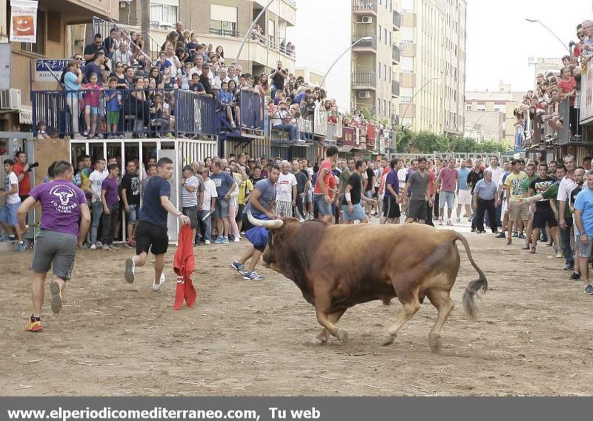 GALERÍA DE FOTOS -- El 'bou per la vila' suma un nuevo corneado