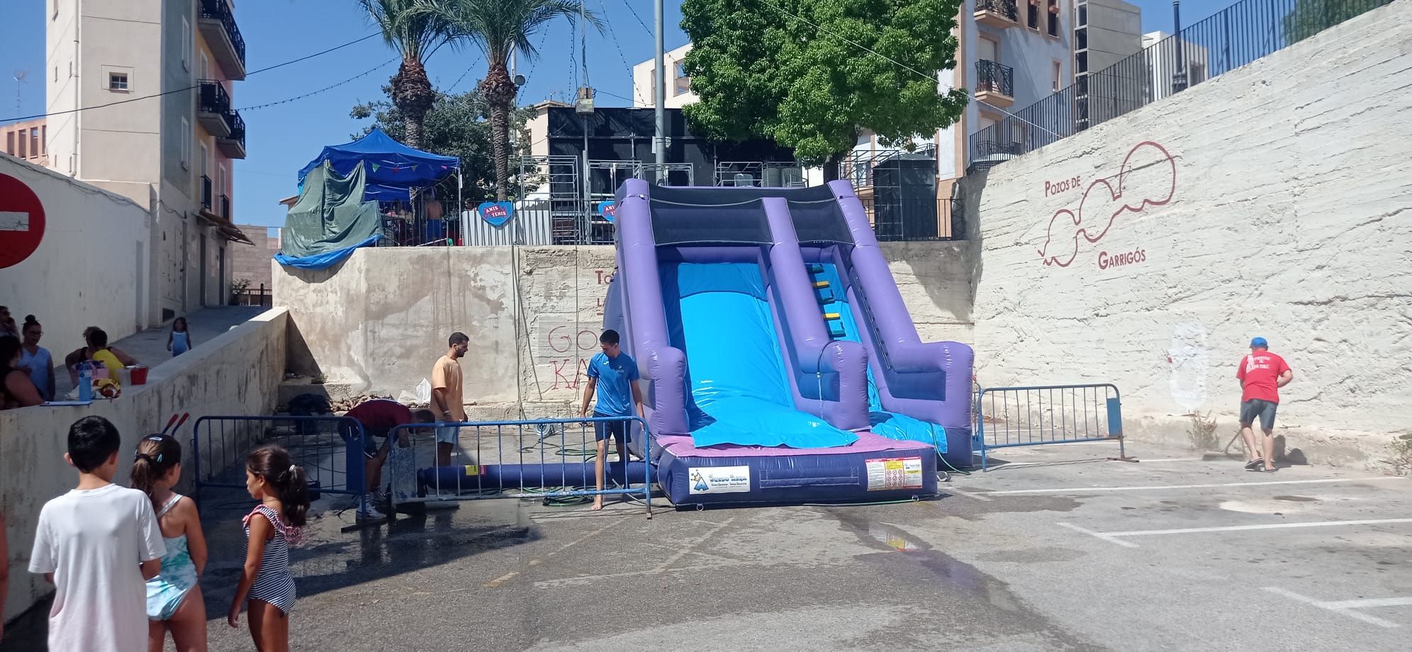 Banyà en la plaza del Puente