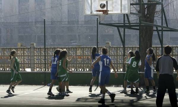 BALONCESTO: Maristas-Helios (liga de escuelas) / St Casablanca-Helios (preinfantil femenino)  / Compañía de María-Helios (benjamín femenino)  / Alierta-Helios (alevín femenino B)