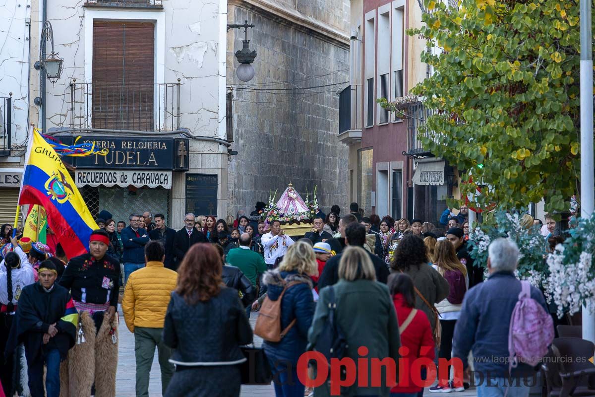 La comunidad ecuatoriana en Caravaca celebra la Virgen de ‘El Quinche’