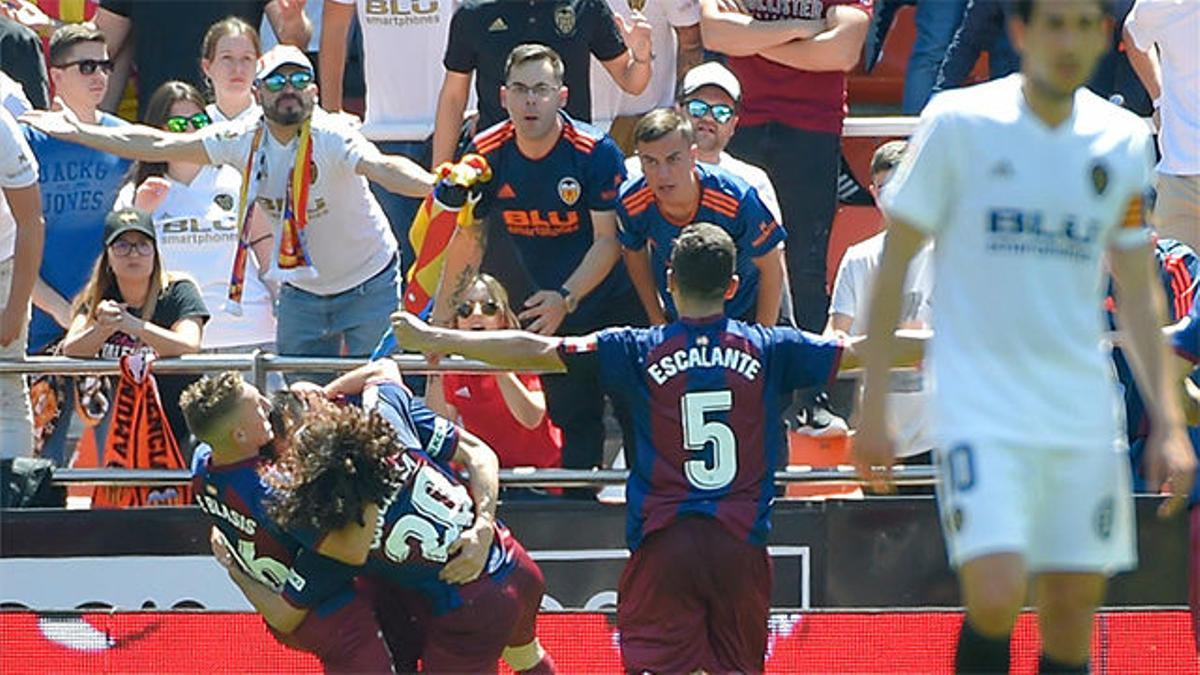 El Eibar amarga el acceso a la Champions del Valencia