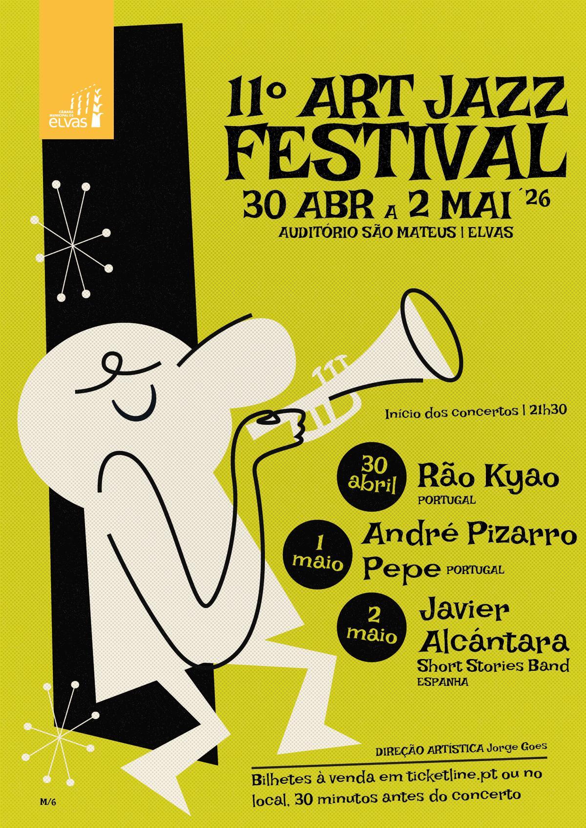Cartel del XI Festival Artjazz de Elvas.