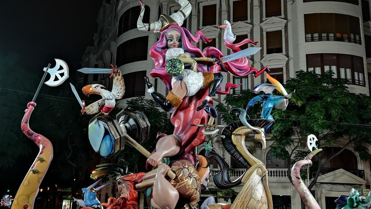 Falla Reino de València-Císcar del pasado mes de septiembre