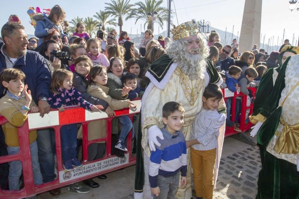 Los Reyes Magos desembarcan en Cartagena