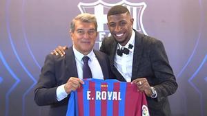 Emerson: Es un placer estar en el Barça. Es un sueño y trabajé mucho para estar aquí