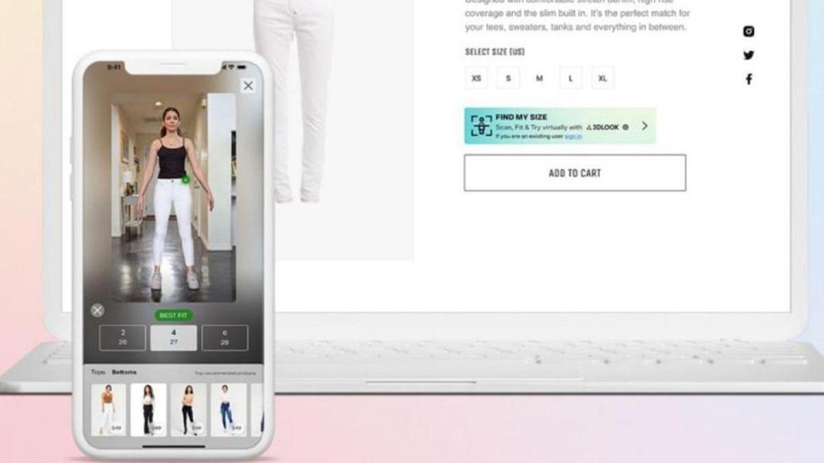 Los clientes online de Bershka podran comprobar en vivo desde su movil como les queda la ropa