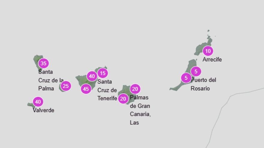 La Aemet da las claves del cambio de tiempo esta semana en Canarias: de las temperaturas estables al riesgo de tormentas