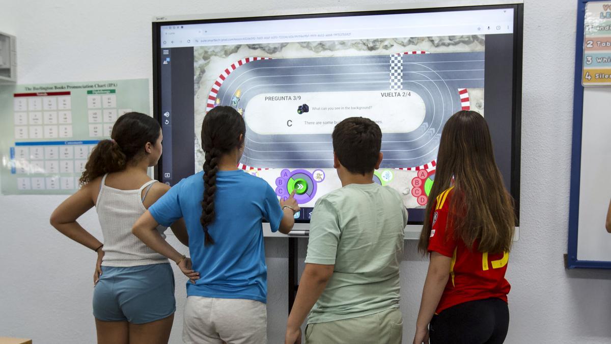 Alumnos de un Instituto de Educación Secundaria