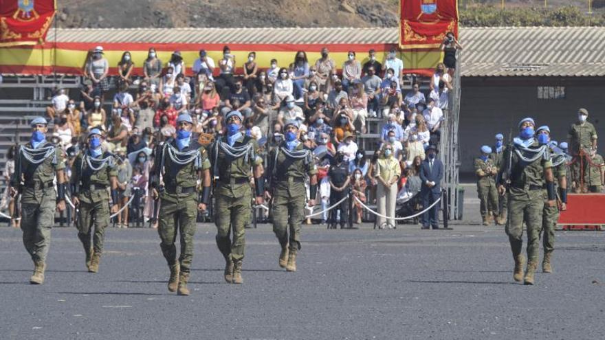 Despedida a militares que parten a Beirut en misión de Paz