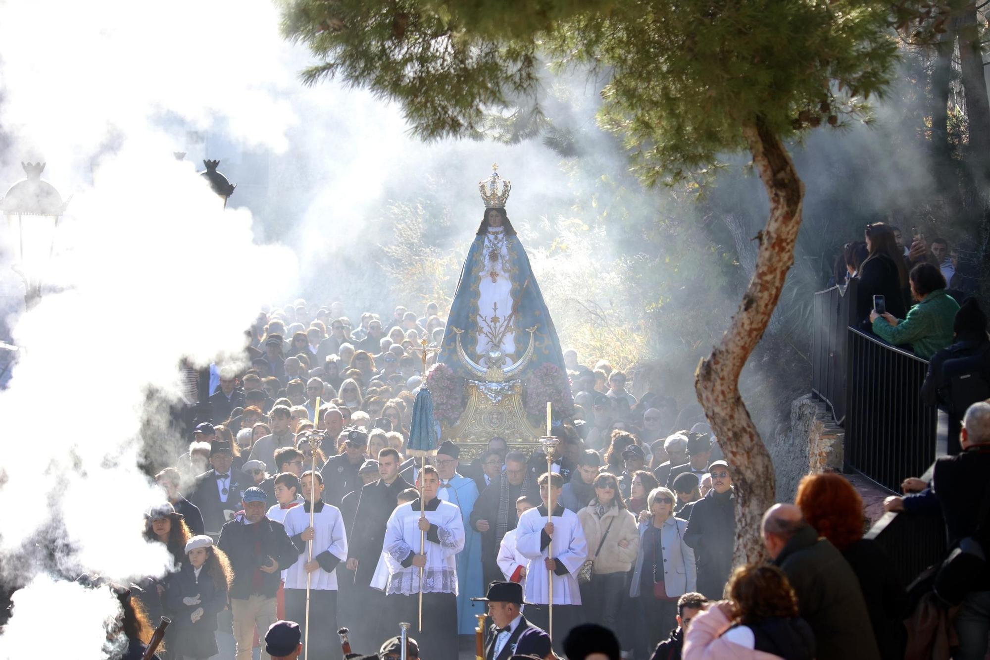 Todas las imágenes de la bajada de la Virgen del Castillo hasta la ciudad de Yecla