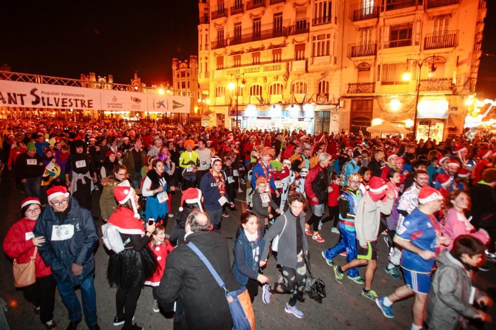 Participantes en la San Silvestre de Valencia