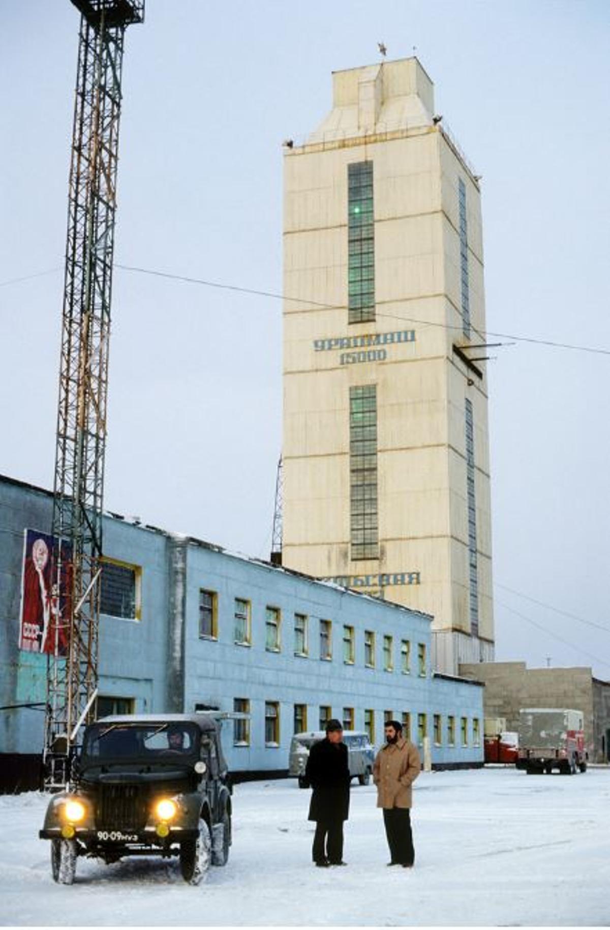 Torre de la instalación, ya demolida