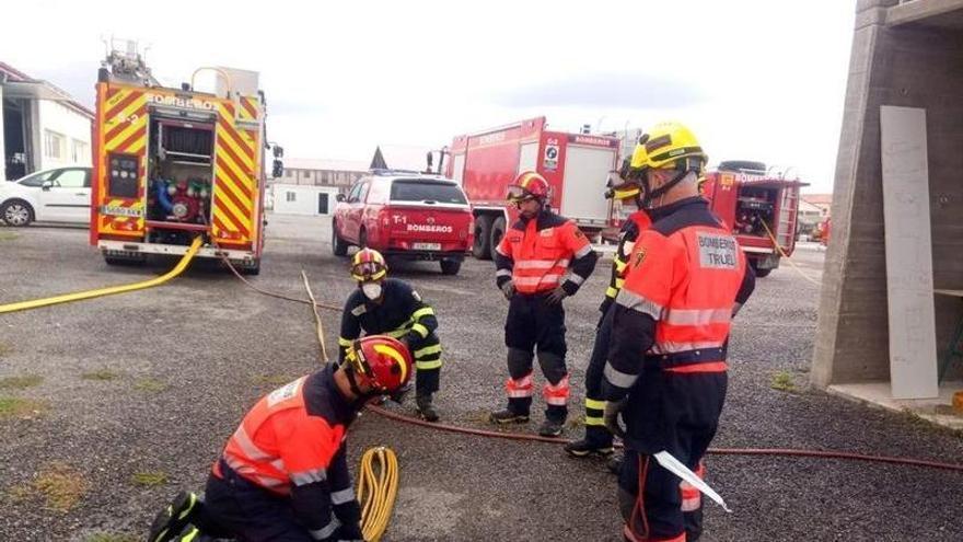 Actividades de formación en incendios estructurales del Servicio de Prevención y Extinción de Incendios de la DPT.