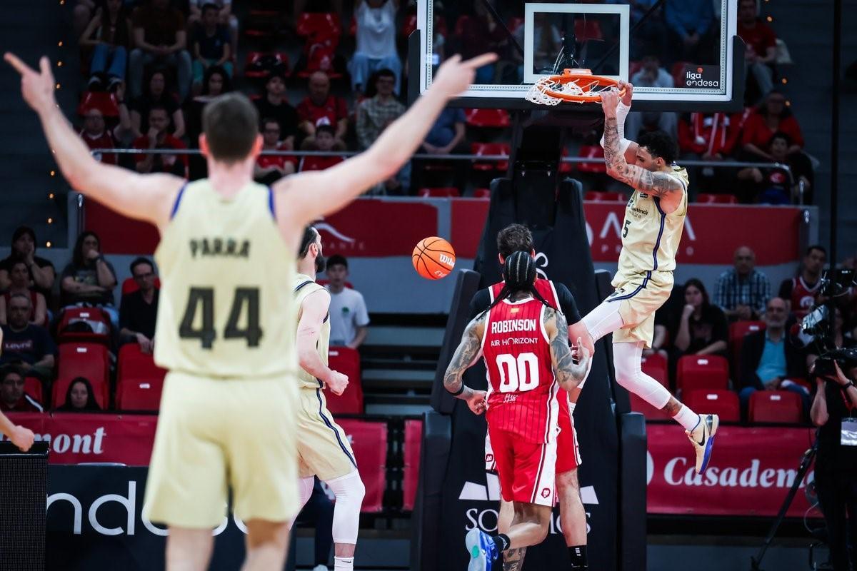 El ala-pívot estadounidense ha ganado confianza en las últimas semanas con actuacione lucidas como ante el Casademont Zaragoza