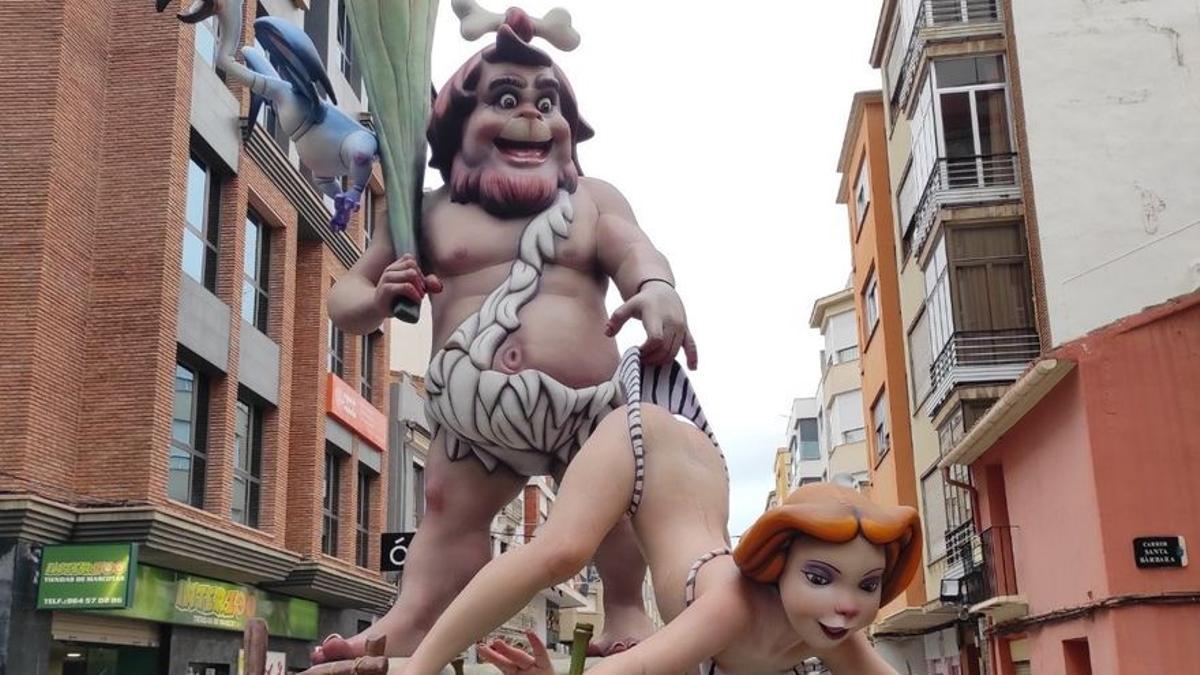 Falla de l'Escorredor, que está en el centro de la polémica.