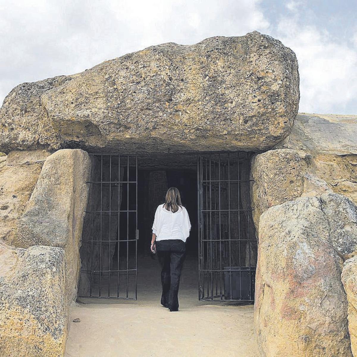 Uno de los dólmenes de Antequera, el único Patrimonio de la Humanidad que  tiene Málaga.