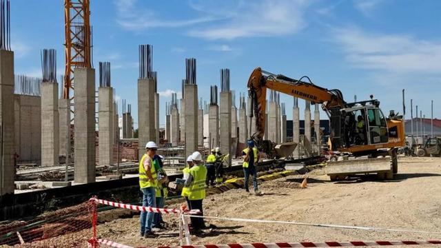 Avanzan los trabajos en el Polígono Harineras de Huesca.  | AYUNTAMIENTO DE HUESCA