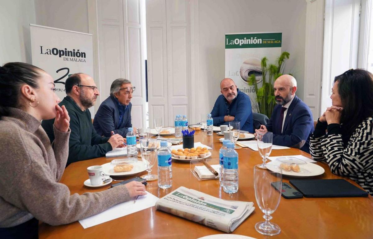 Momento de la reunión organizada por La Opinión de Málaga |