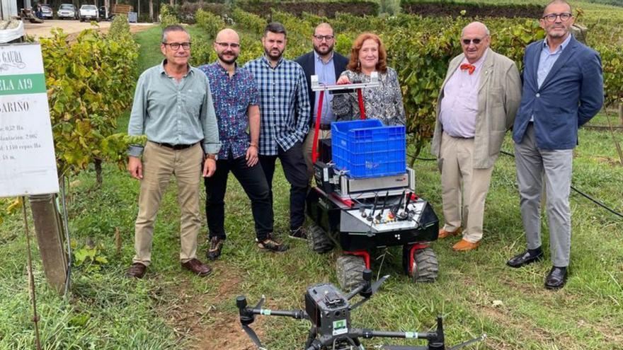 Presentación del proyecto FlexiGrobots en Terras Gauda, ayer.   | // D.P.