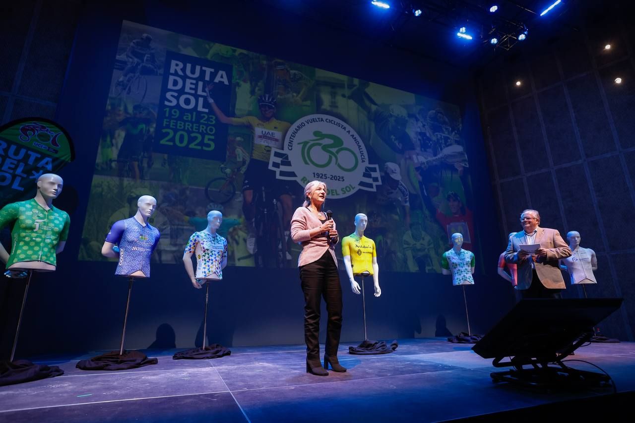 La presentación del centenario de la Ruta del Sol Vuelta Ciclista a Andalucía, en imágenes