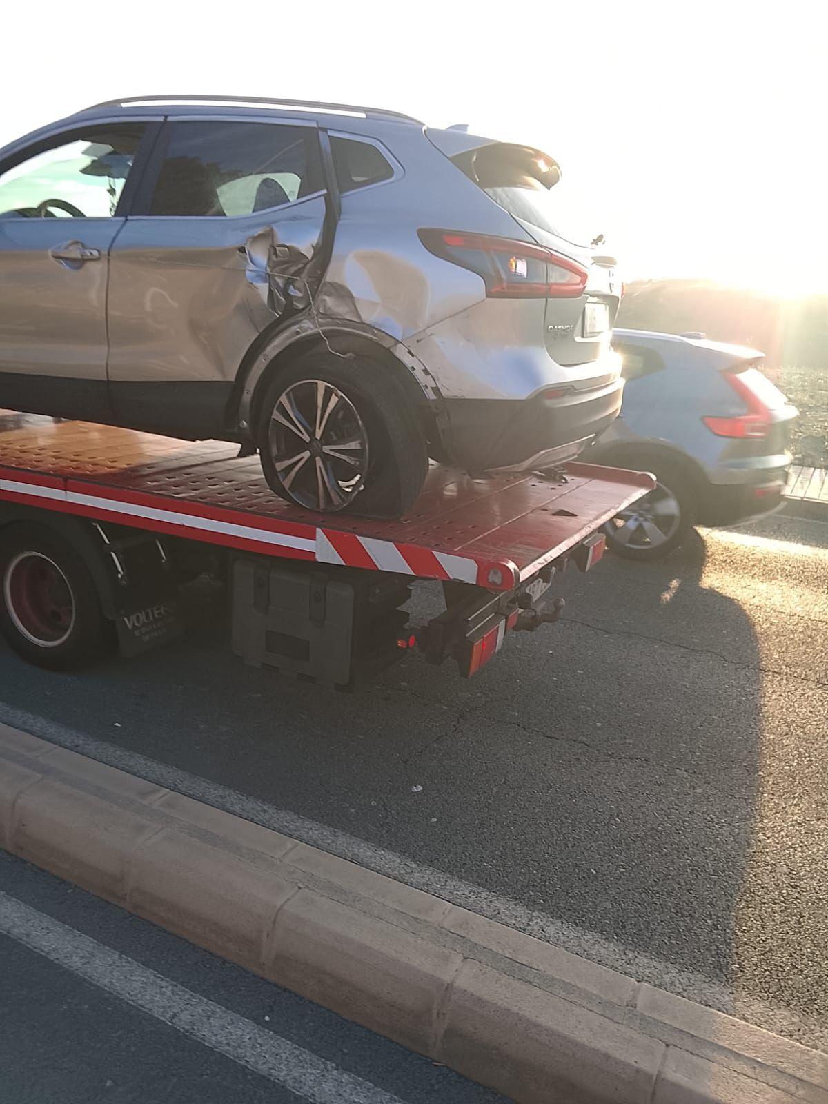 Accidente con varios coches implicados en la GC-1 moviliza a los servicios de emergencia
