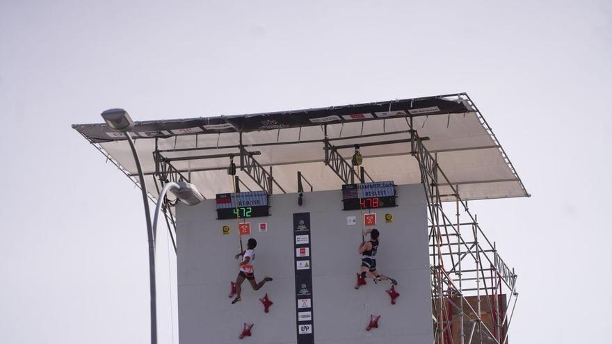 Shouhong Chu y Emma Hunt vuelan hacia el oro en velocidad en las World Climbing Series Comunidad de Madrid 2026